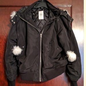 Pom-pom Bomber Jacket